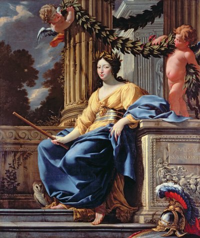 Allegorical Portrait of Anne of Austria by Simon Vouet